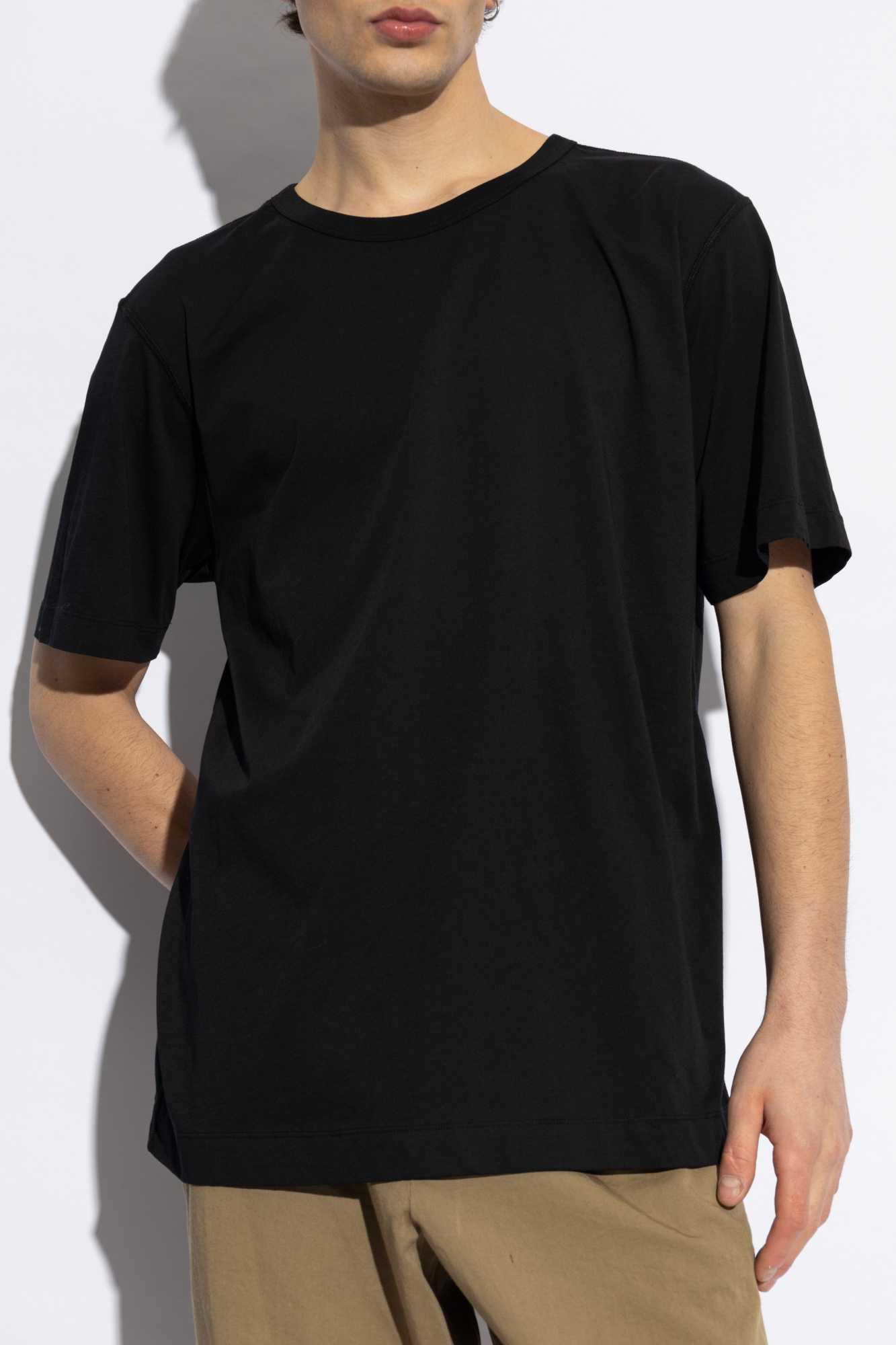 Tシャツ・カットソー Dries Van Noten Dries Van Noten Hubba T-shirt Czarny T-shirt `Hubba` Dries Van Noten - Vitkac Polska